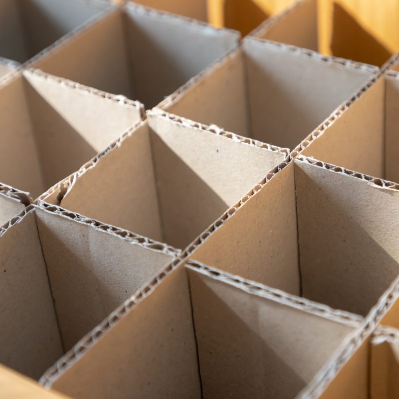 cardboard wine dividers