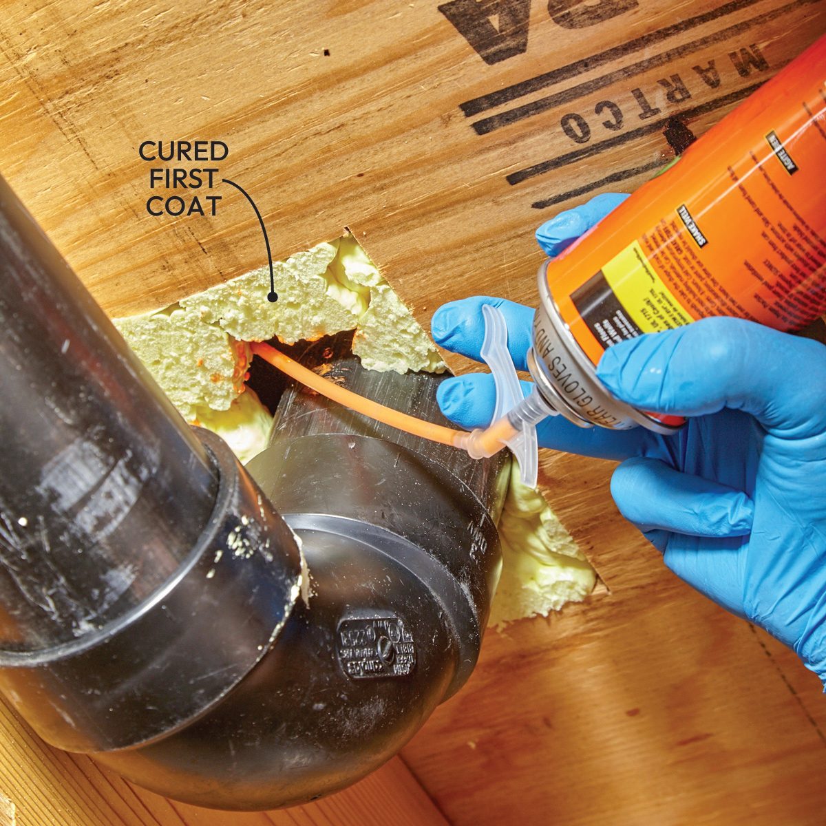 Tips For Using Spray Foam Insulation Big Holes Need a Double Dose