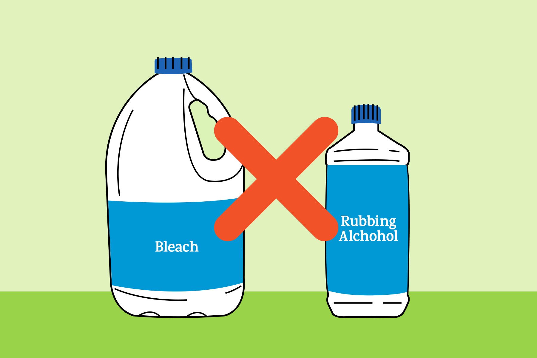 Bleach And Rubbing Alcohol