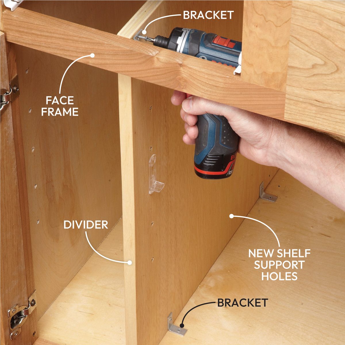 Easy Diy Projects To Increase Kitchen Cabinet And Drawer Storage