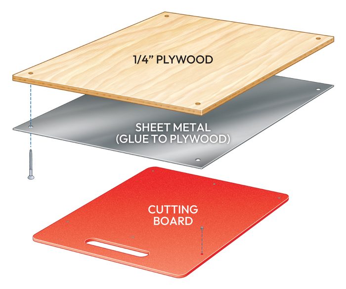 Easy Diy Projects To Increase Kitchen Cabinet And Drawer Storage Hidden Cutting Board
