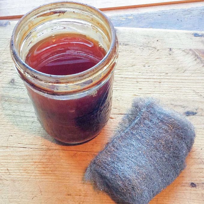 Iron Vinegar On Cedar