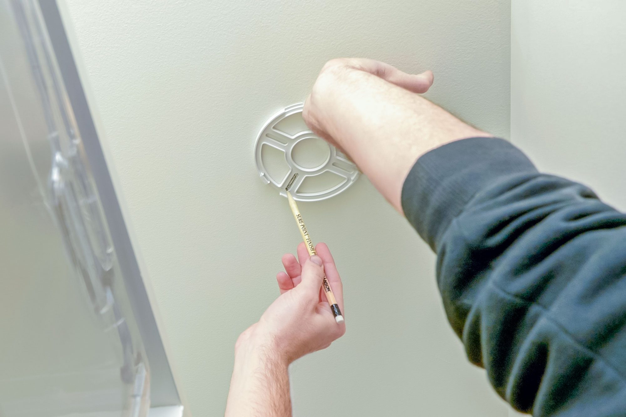 Mark The Mounting Plate Screws