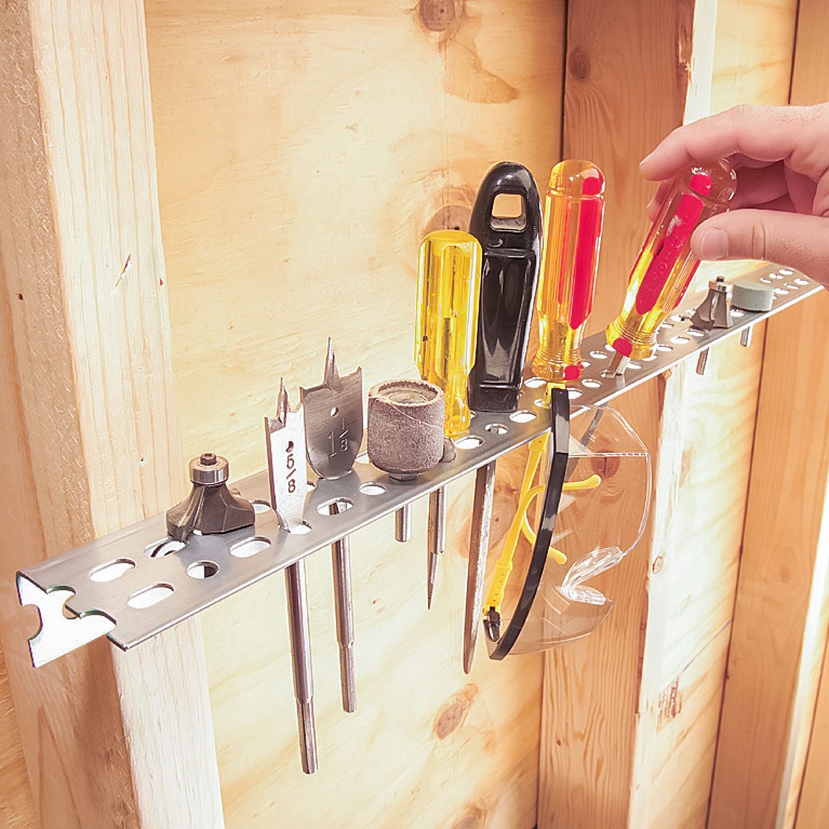 New Angle On Small Tool Storage