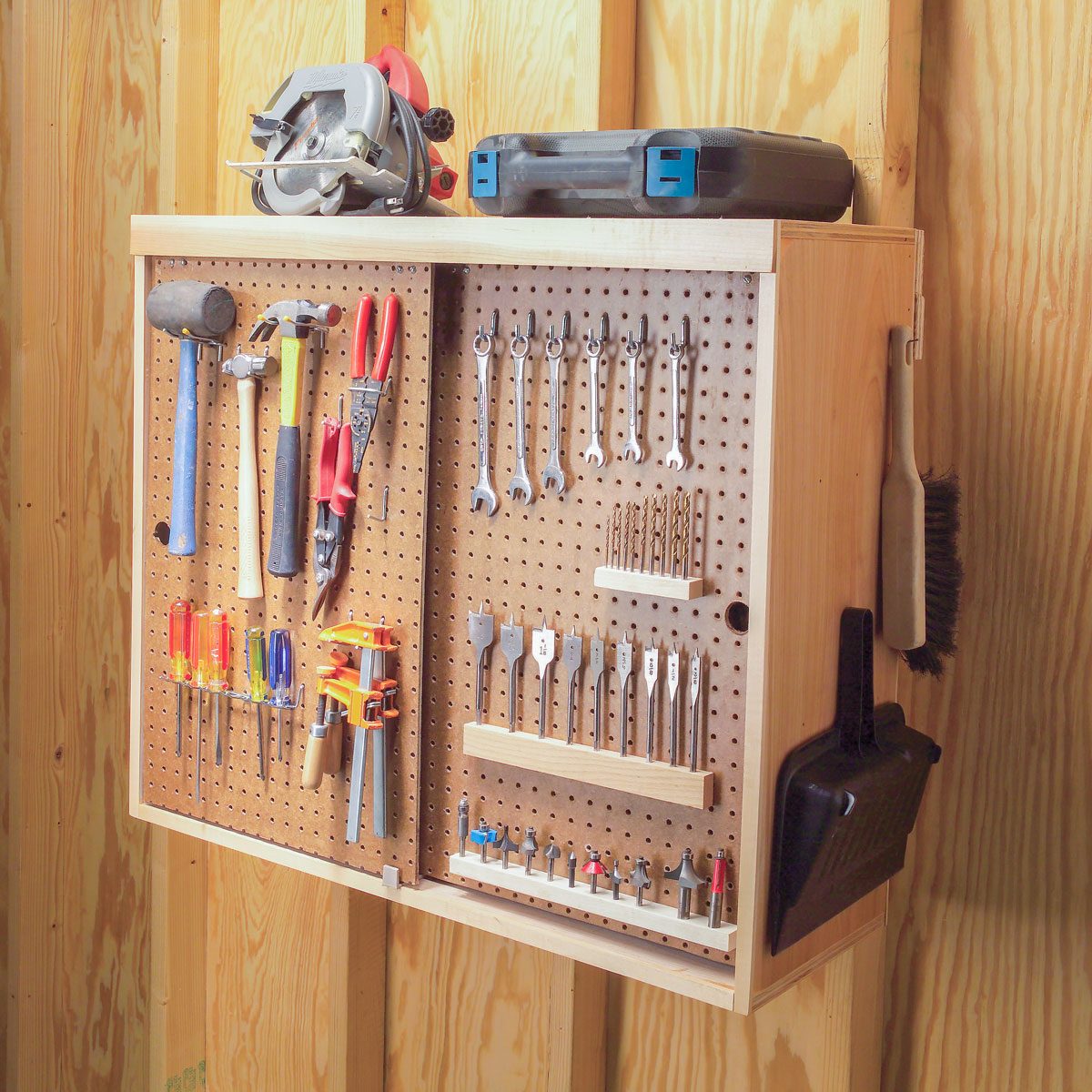 On A Roll Pegboard Doors