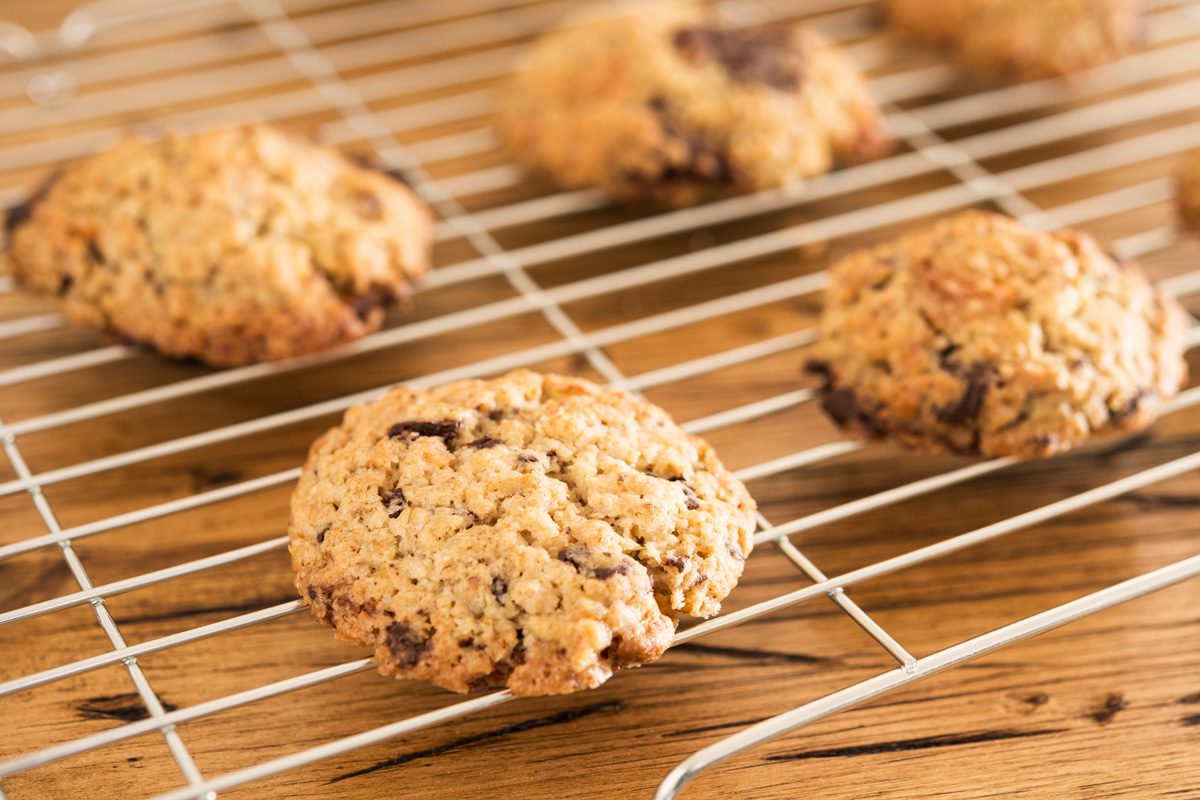 cookies on grill rack