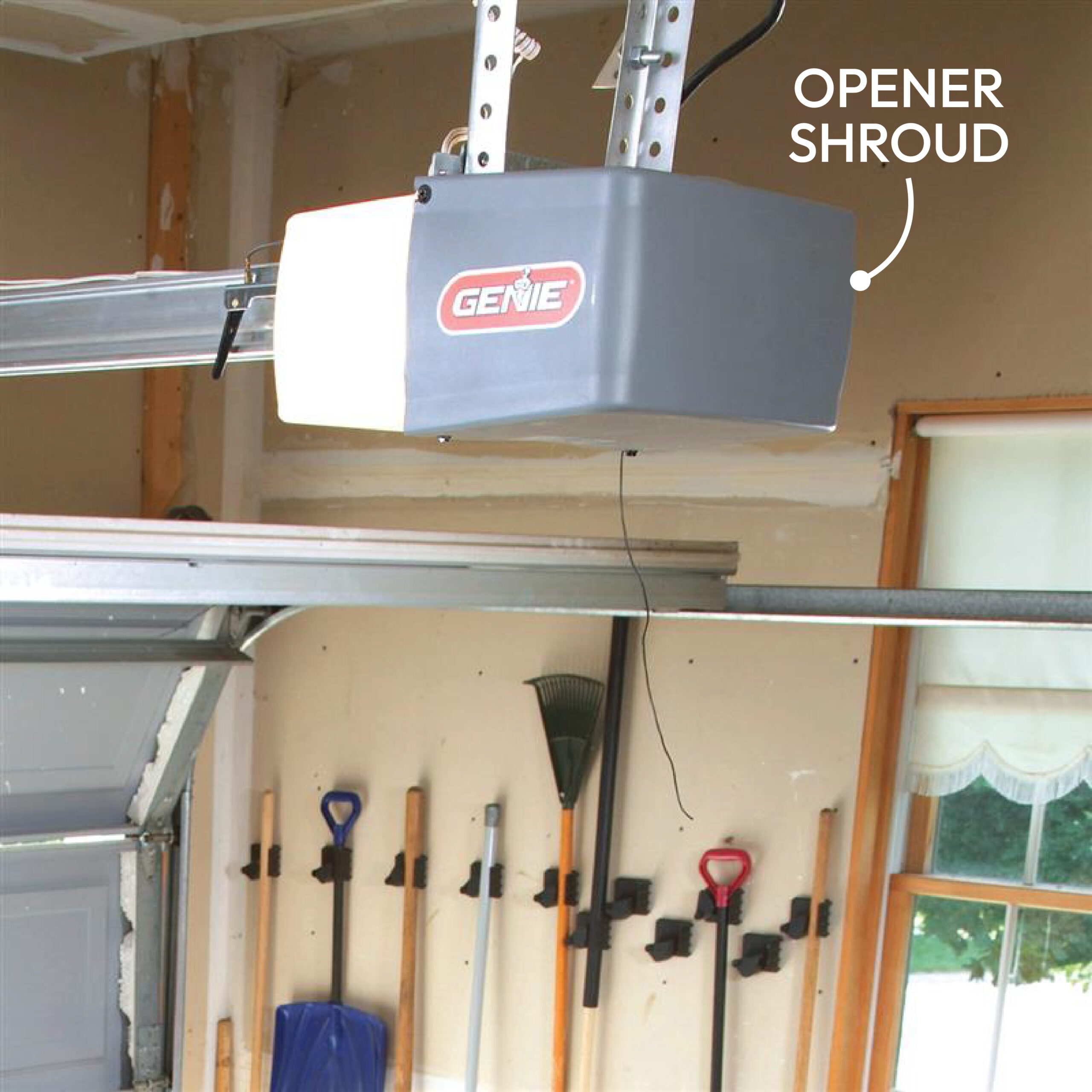 Garage Door Opener Shroud