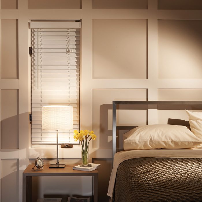 room interior with dim lighting