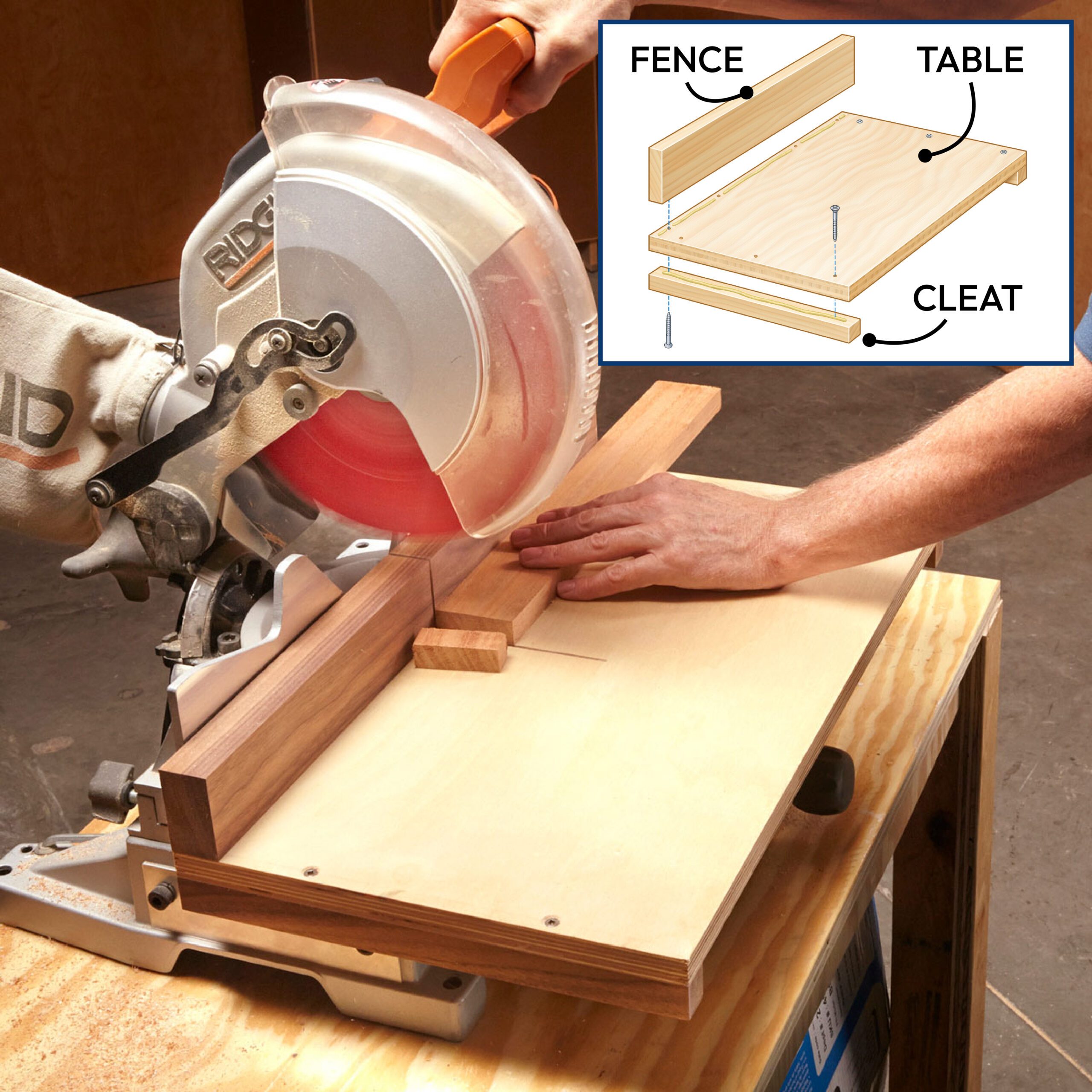 Accurate Miter Saw Cuts