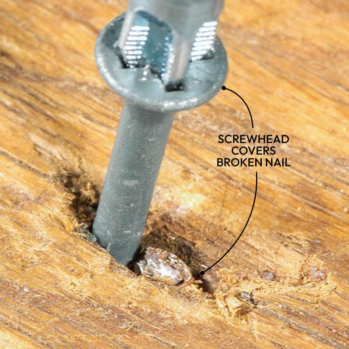 Replace Loose and Popped Nails on Decks