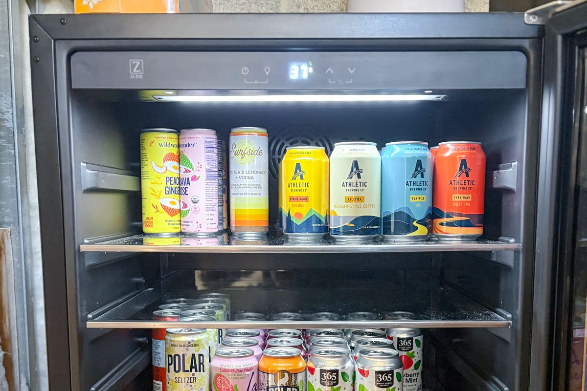 Zline 24 In. Monument 154 Can Beverage Fridge