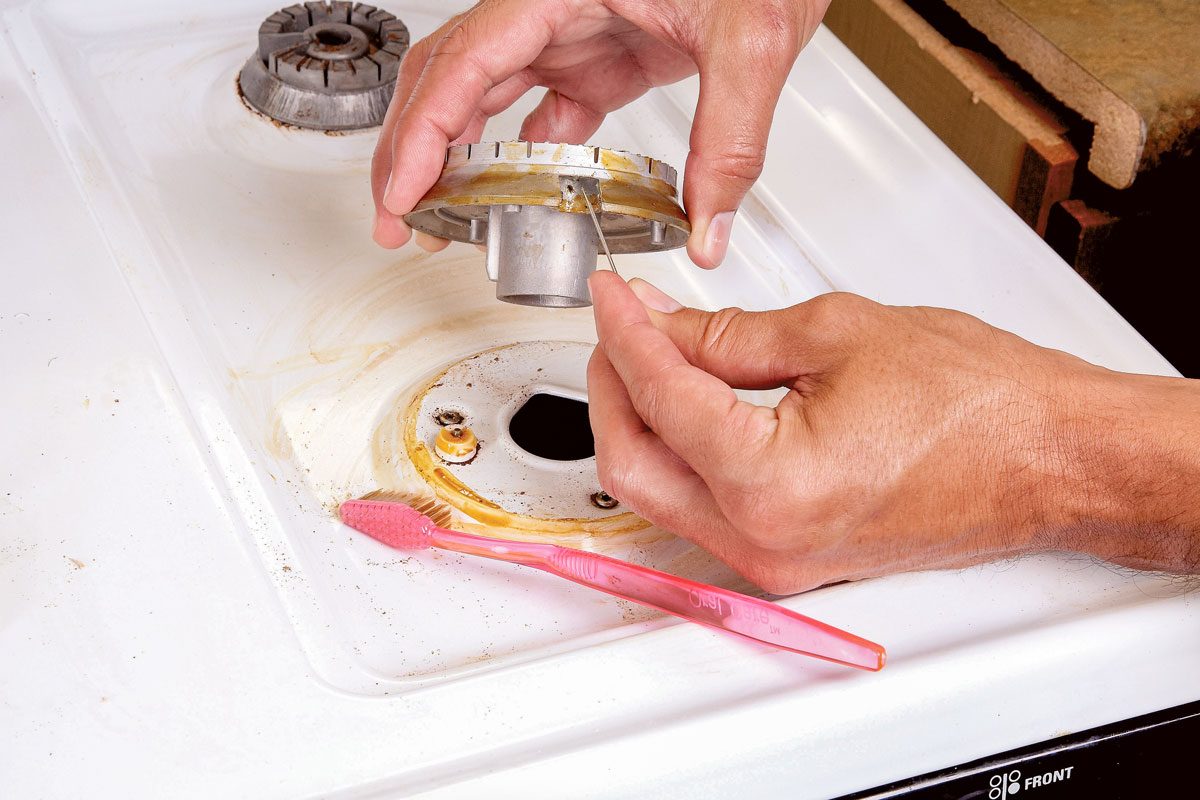 Cleaning Dirty Stove