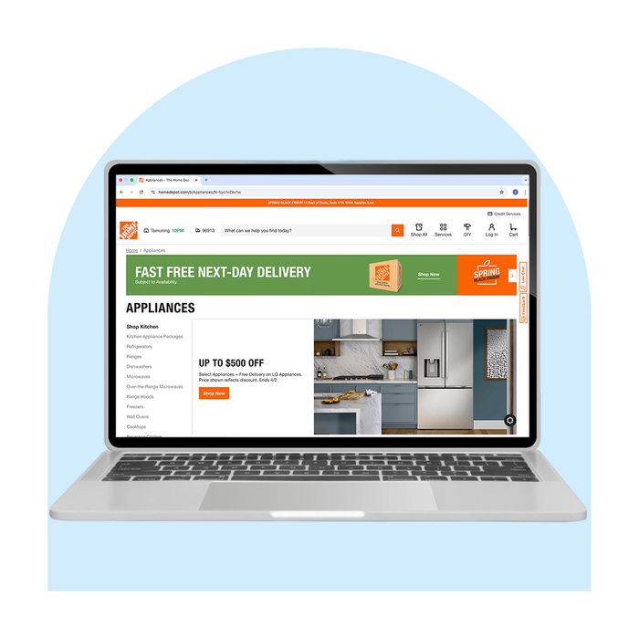 Appliances Via Homedepot.com