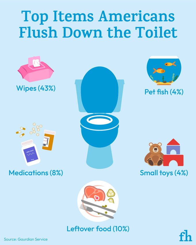 Condoms, Pills, And Leftovers Youll Never Believe All The Things Americans Are Flushing