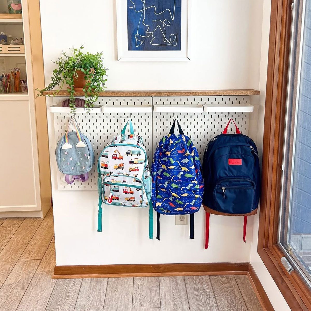 Peg Board Courtesy @larkinlivingspaces Instagram