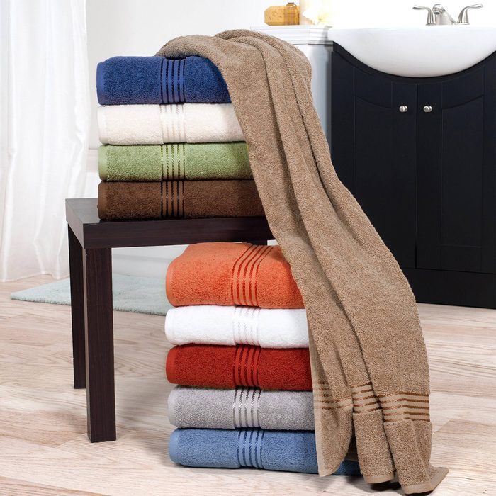 18 Piece Cotton Bath Towel Set