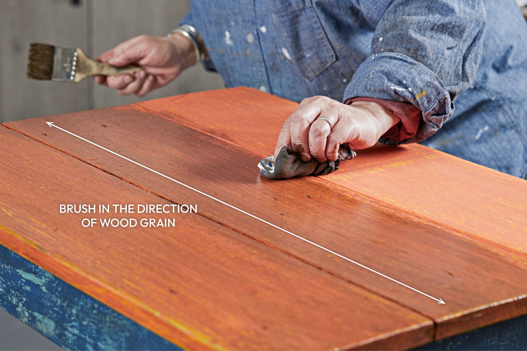 Apply Decorative Glaze To Top