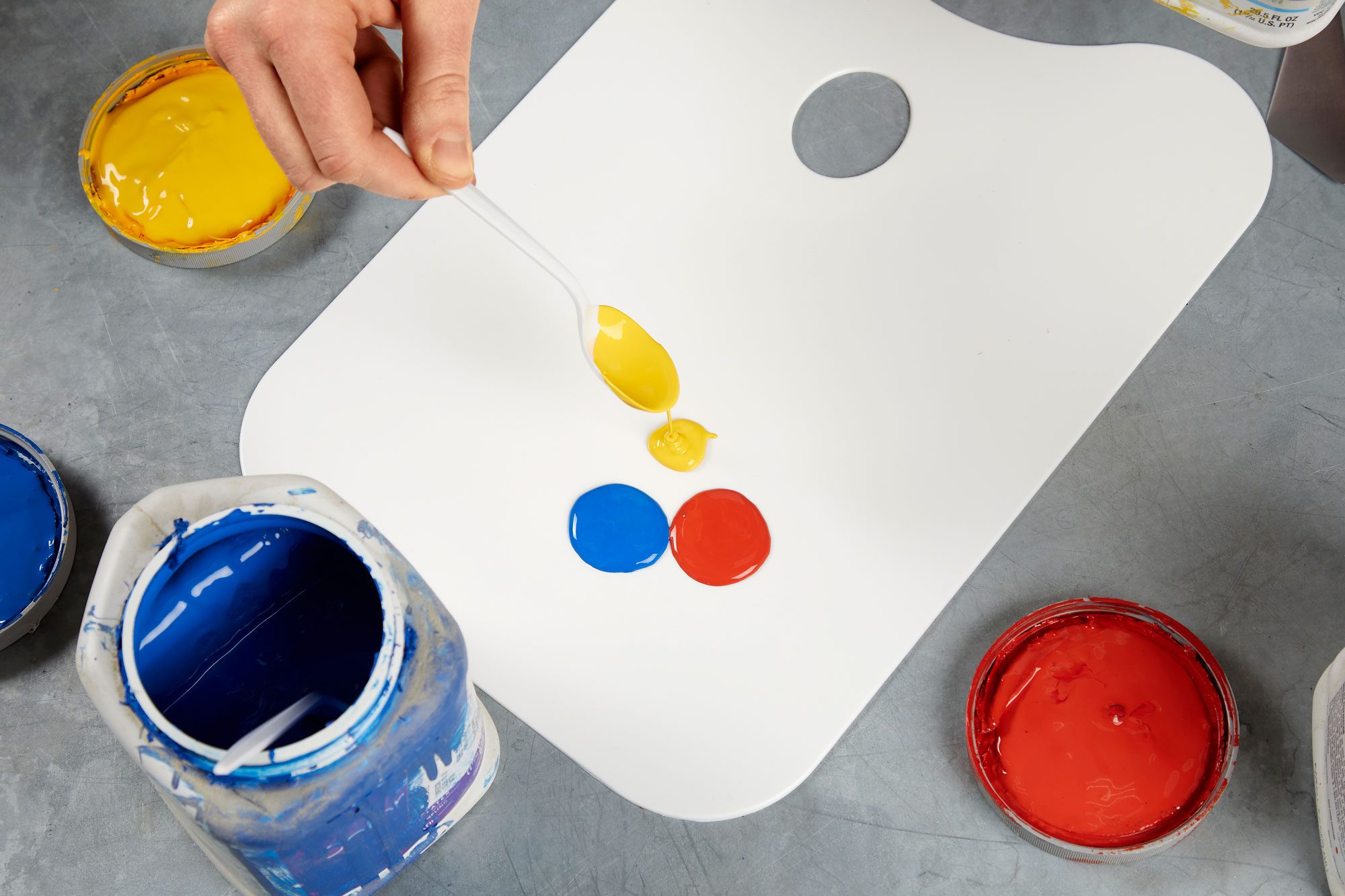 Apply Equal Amounts Of Paint