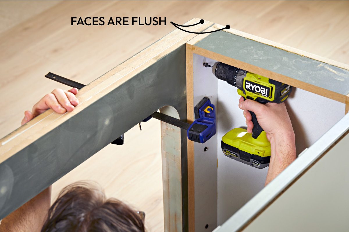 How To Build A Kitchen Island With Seating Fhm25 Island Build Attach Arch To Stub Walls Md P2 03 17 12b Callouts