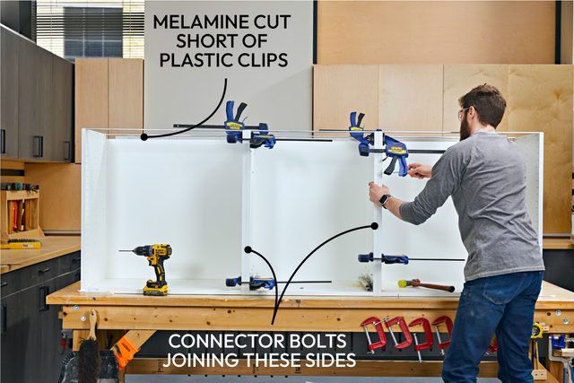 How To Build A Kitchen Island With Seating Fhm25 Island Build Attach Ikea Cabinets Together Md P2 03 17 4b Callouts