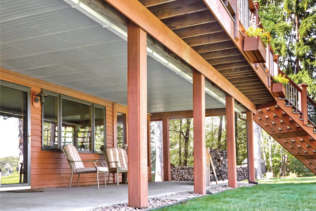 How to Build an Under-Deck Roof