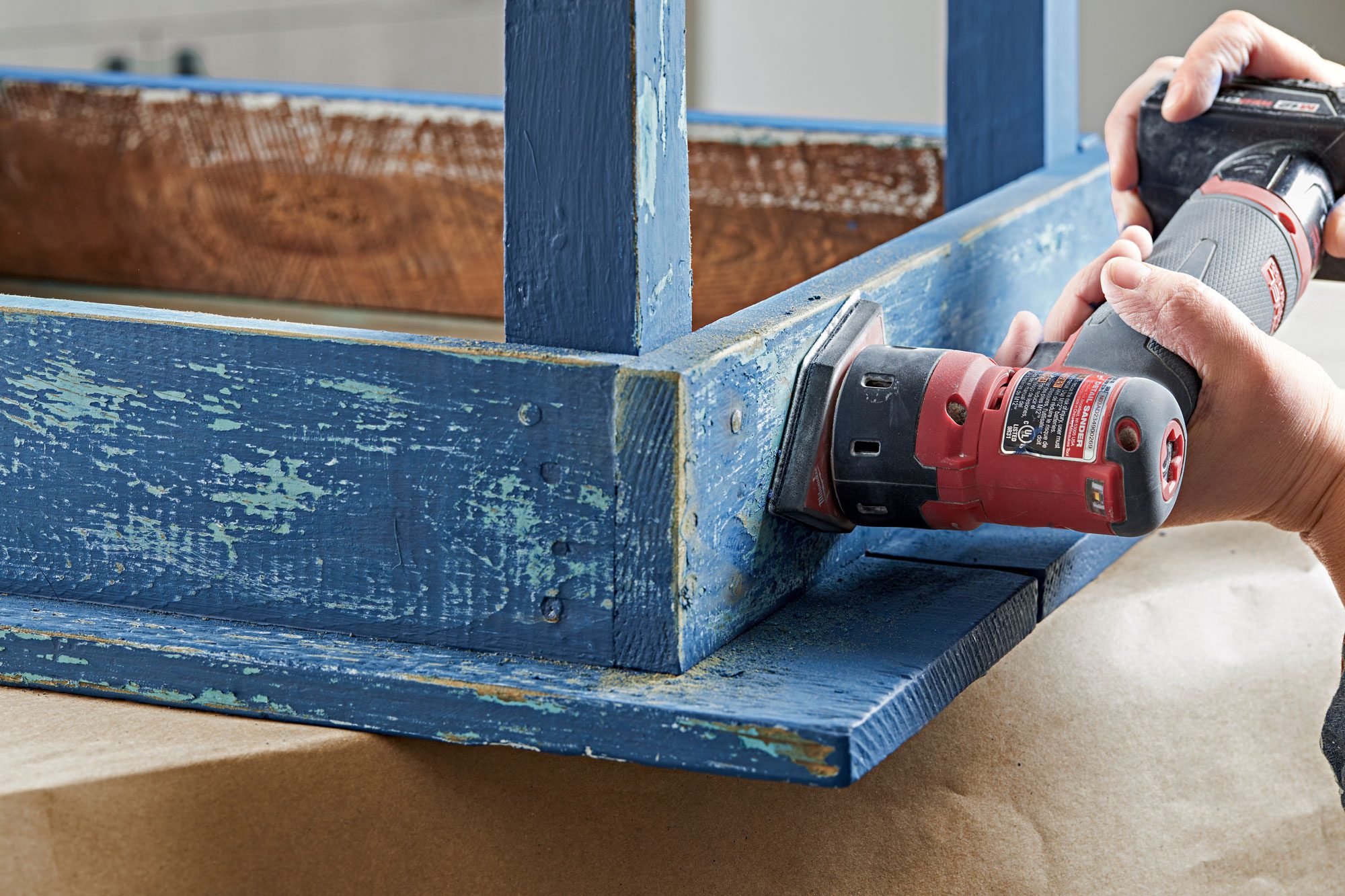 Sand Back Edges And Corners