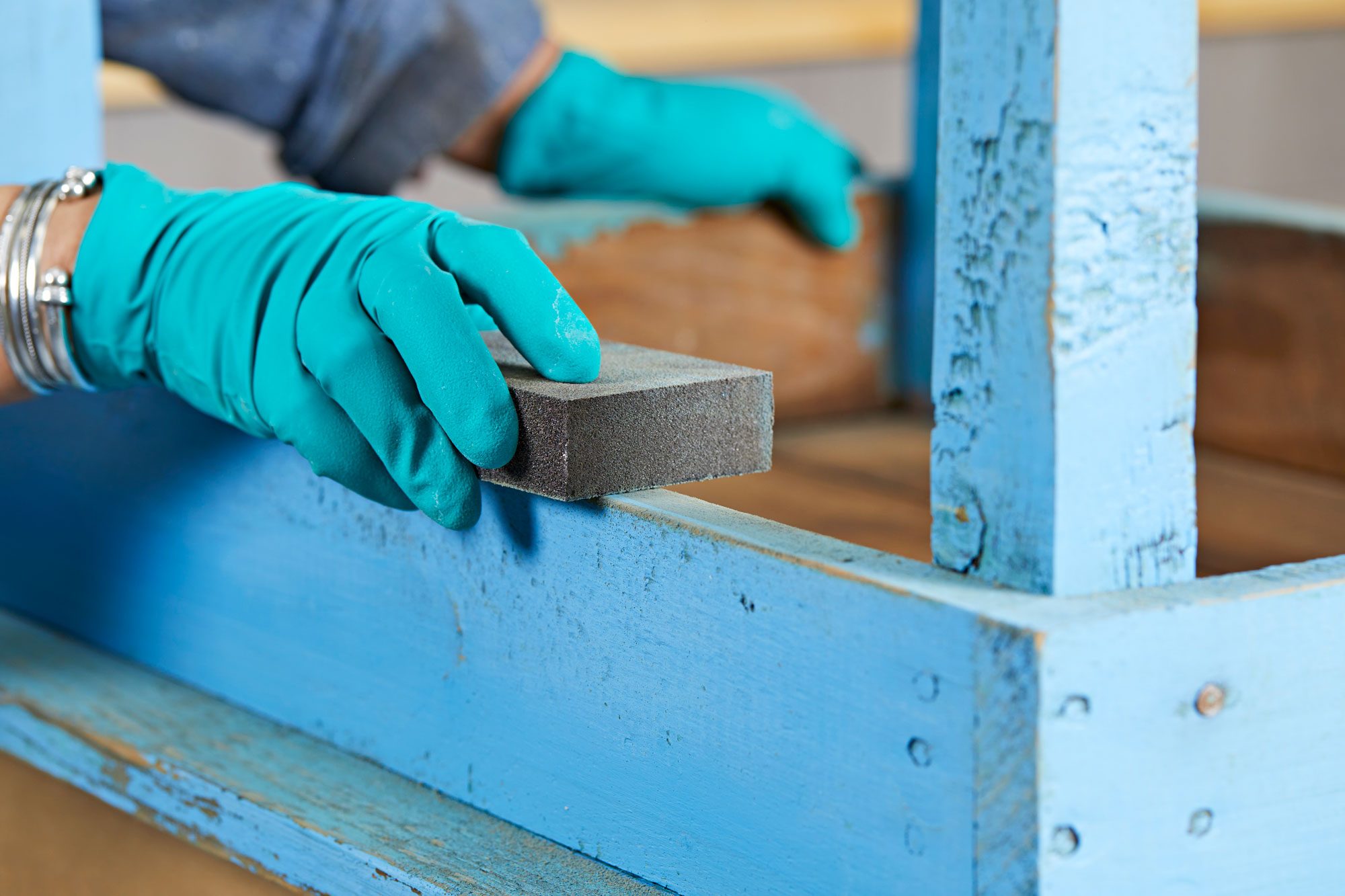 Scuff The Surface With Sandpaper