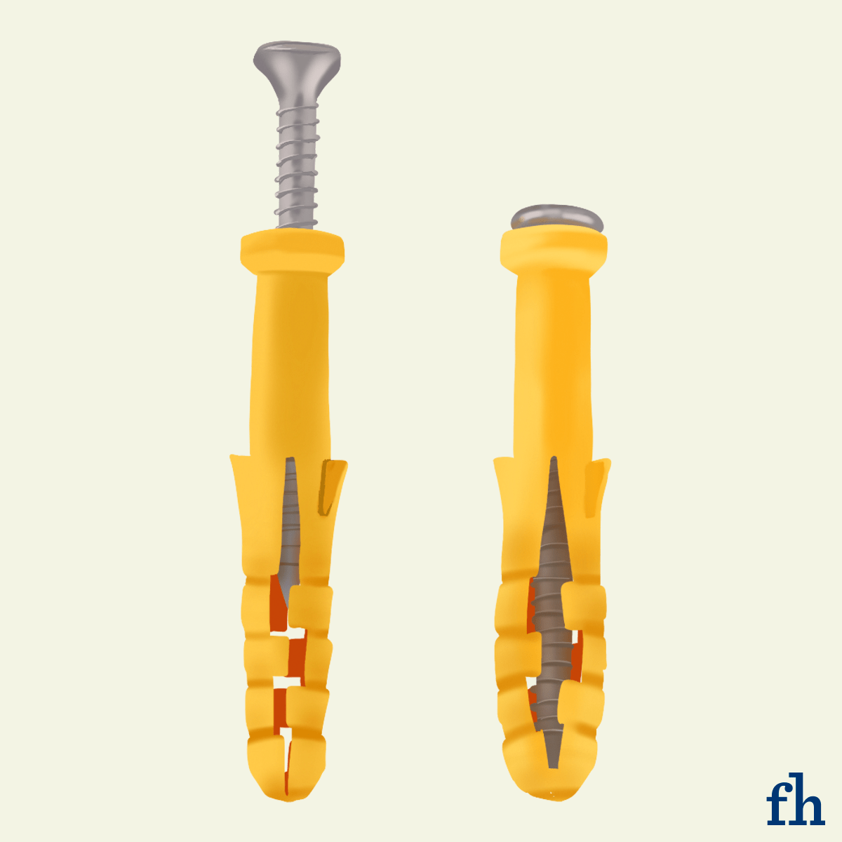 Types Of Drywall Anchors Plastic Expansion Anchors
