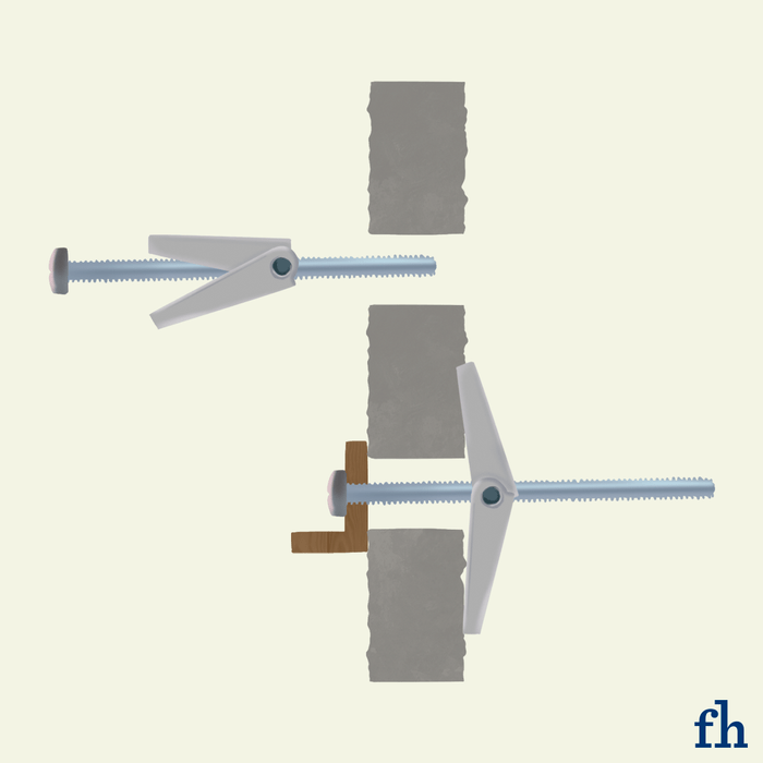 Types Of Drywall Anchors Toggle Bolts