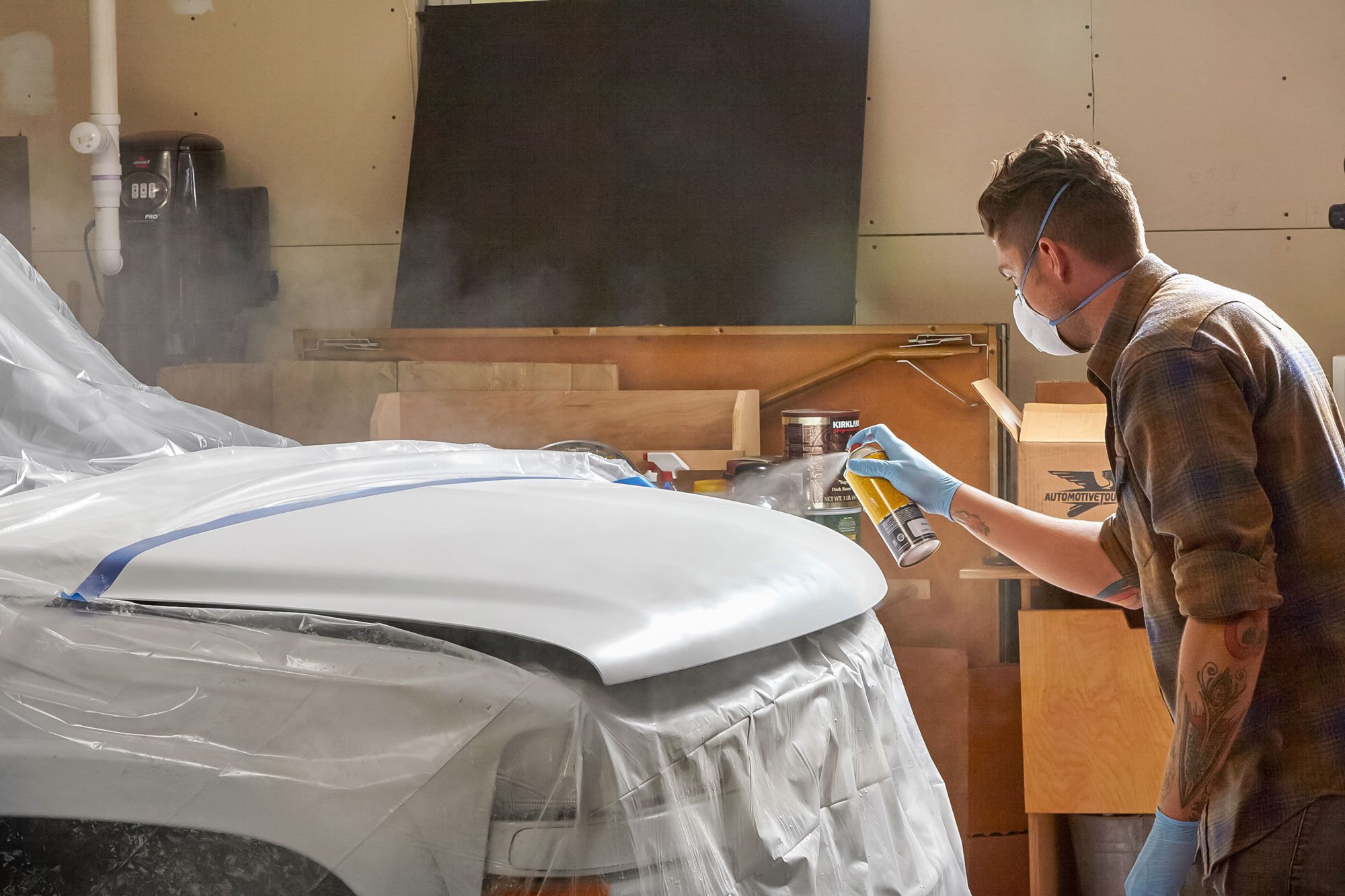 Apply The Colored Base Coat