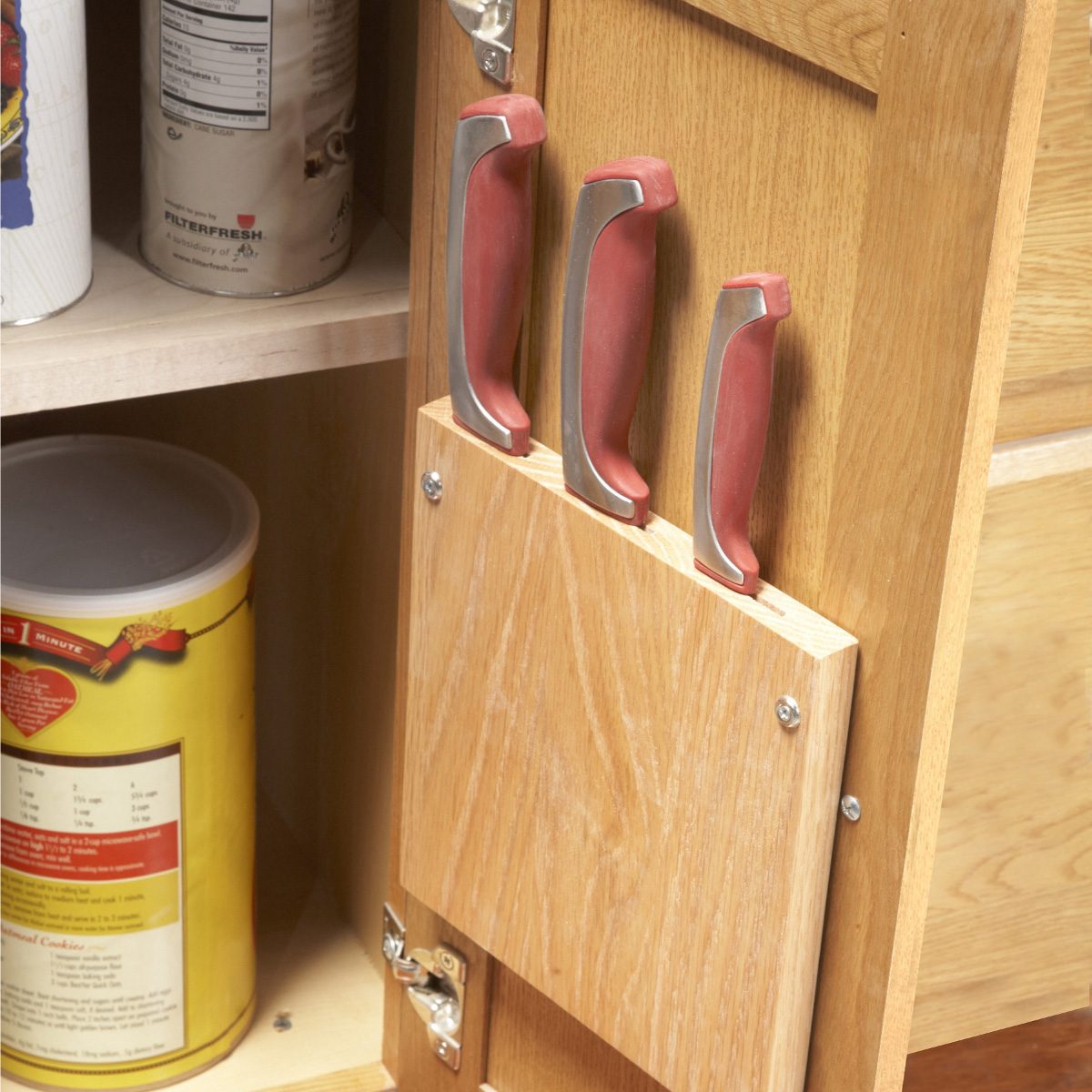 Cheap Diy Kitchen Cabinet Add Ons Cabinet Door Knife Rack