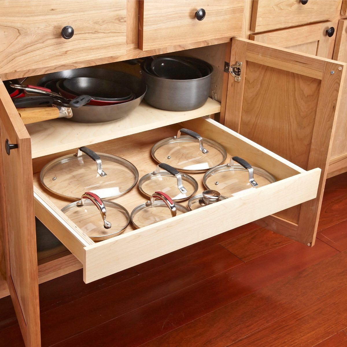 Cheap Diy Kitchen Cabinet Add Ons Rollout Drawer For Lids