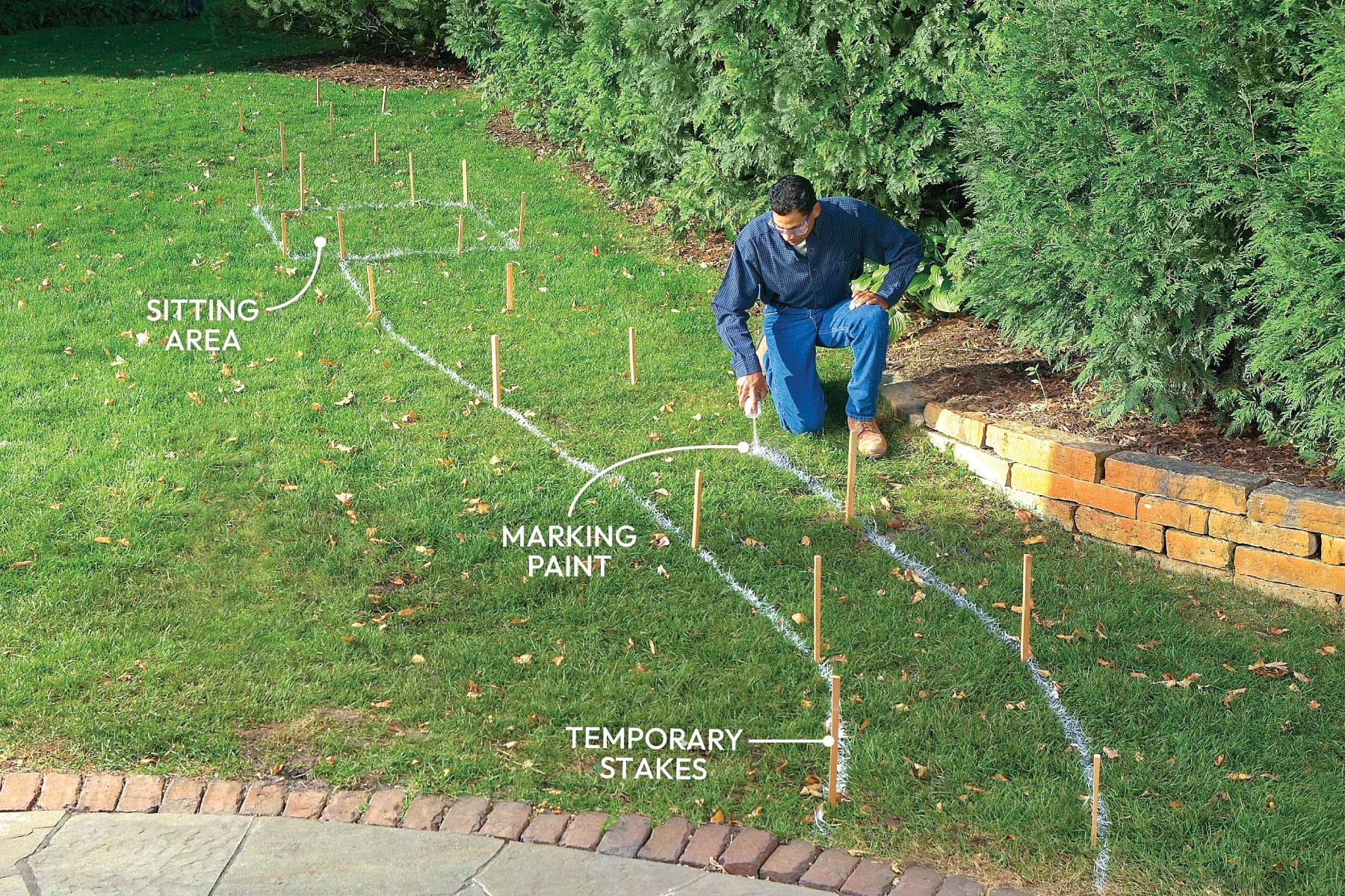 How To Build A Brick Walkway In The Garden