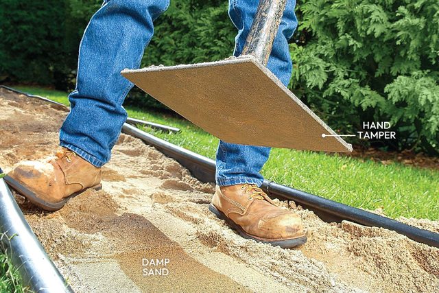 How To Build A Brick Walkway In The Garden