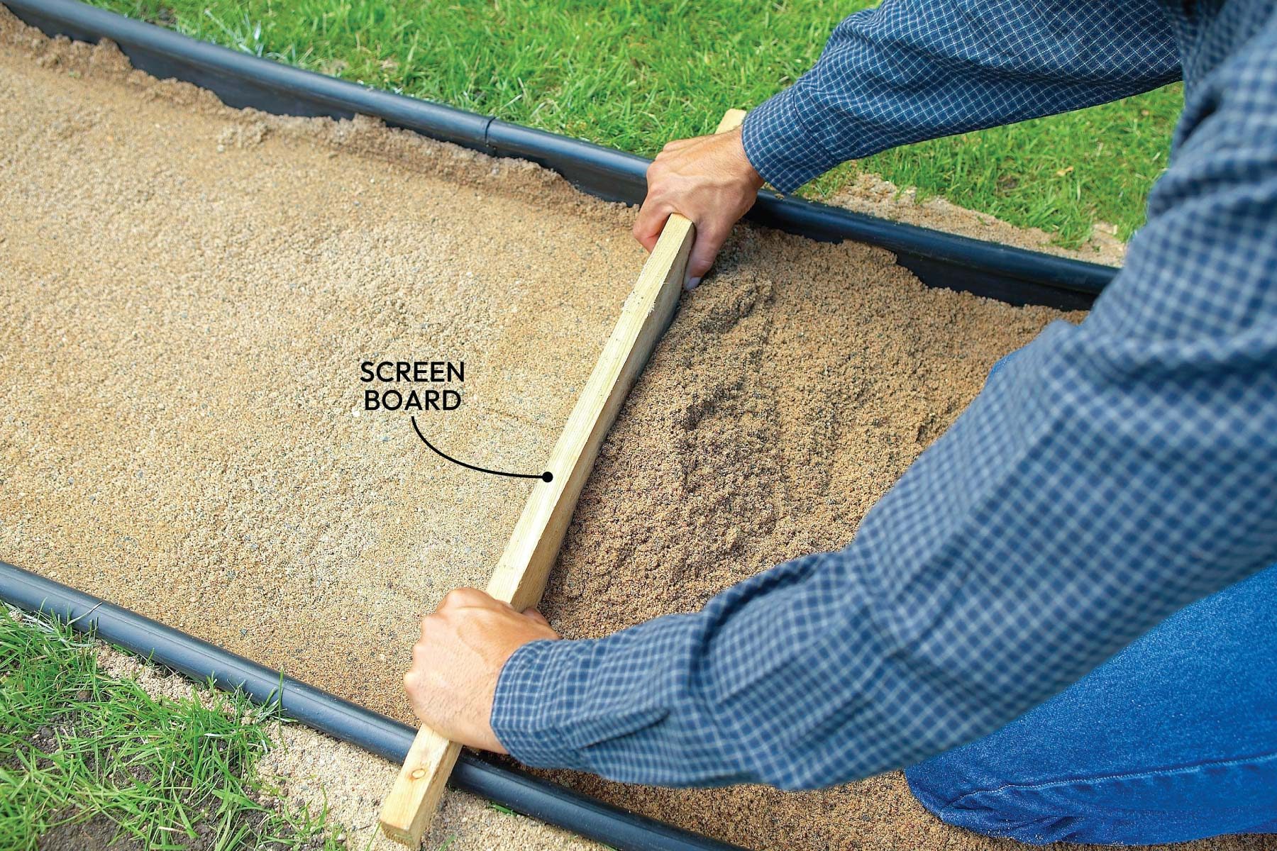 How To Build A Brick Walkway In The Garden