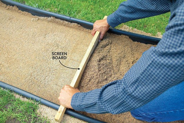 How To Build A Brick Walkway In The Garden