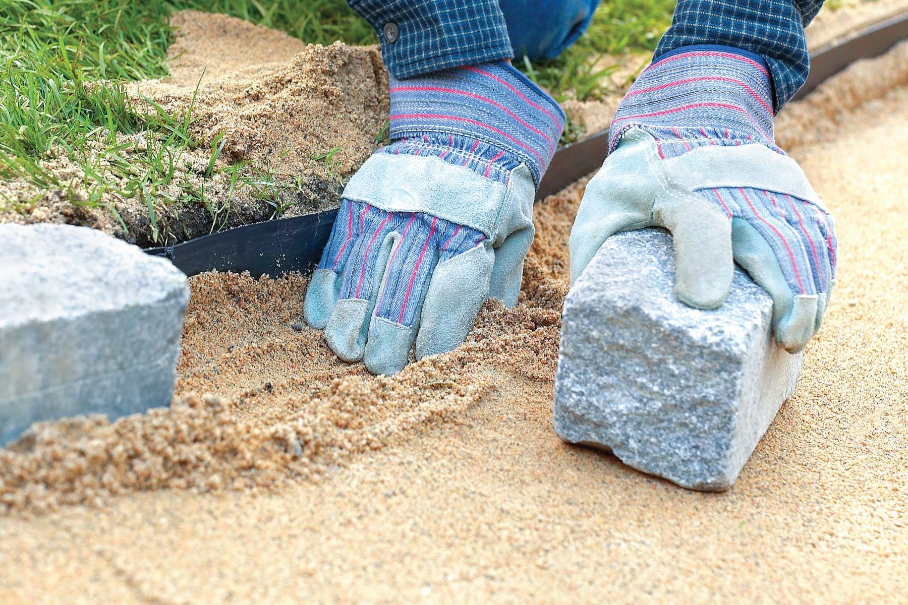 How To Build A Brick Walkway In The Garden