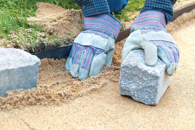 How To Build A Brick Walkway In The Garden