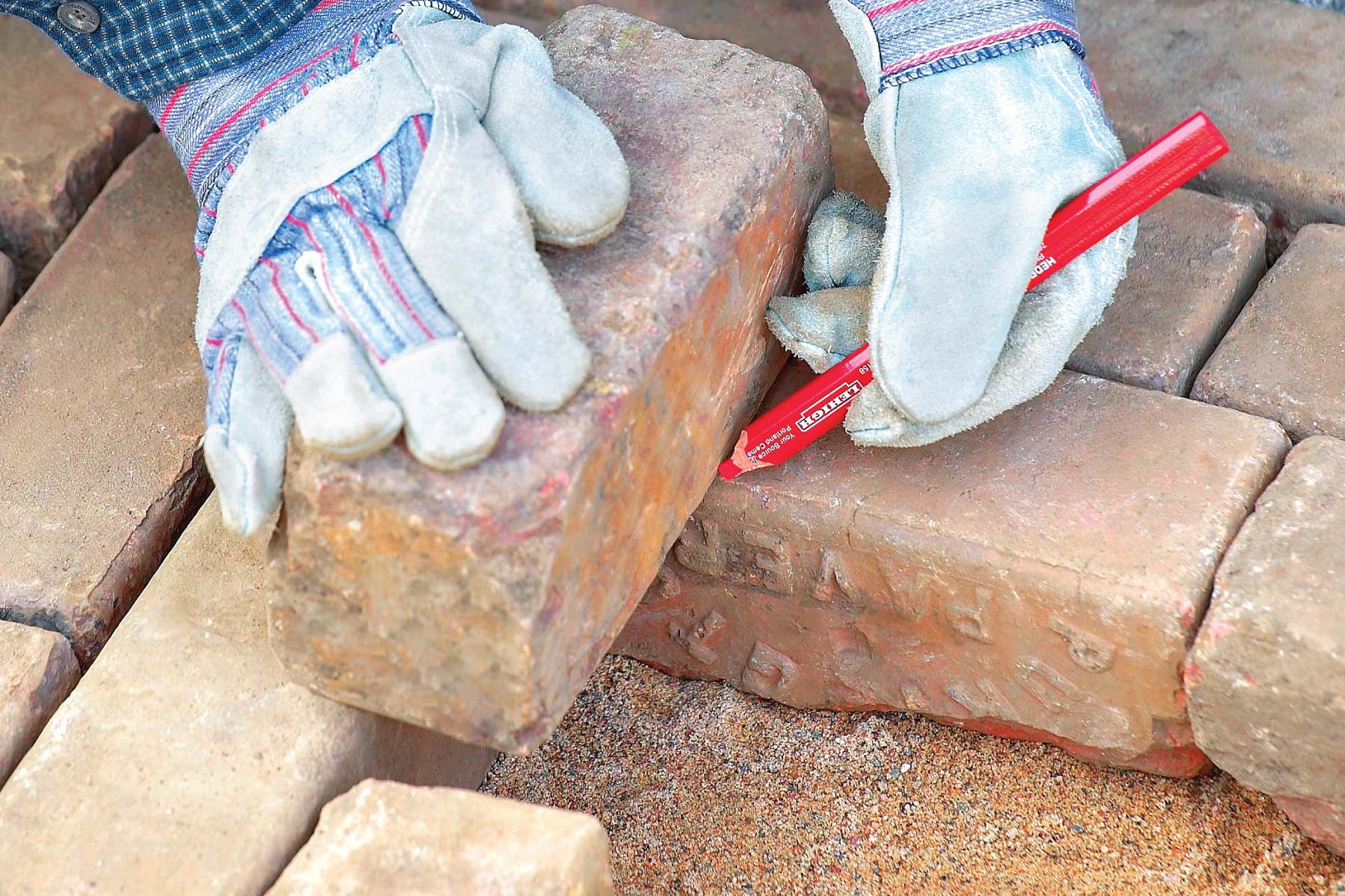 How To Build A Brick Walkway In The Garden