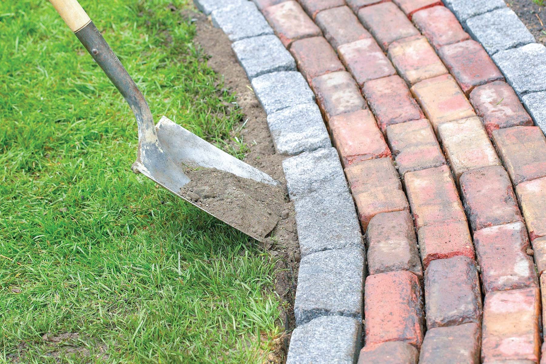 How To Build A Brick Walkway In The Garden