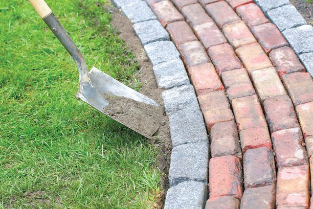 How To Build A Brick Walkway In The Garden