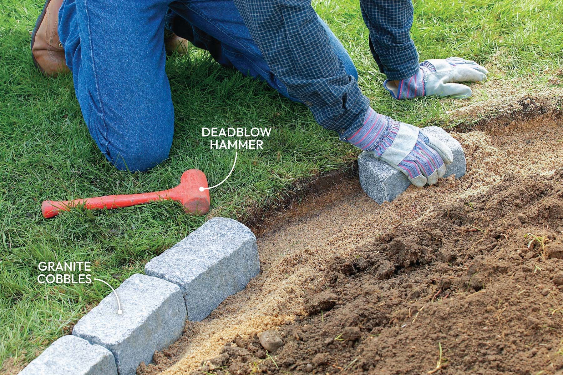 How To Build A Brick Walkway In The Garden