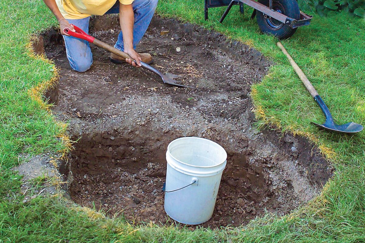 How To Build A Water Feature Thats Low Maintenance Dig Out the Fountain