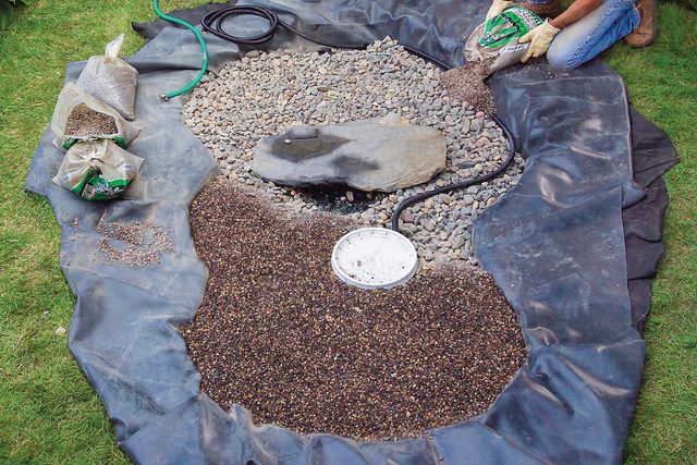How To Build A Water Feature Thats Low Maintenance Spread the Pea Gravel