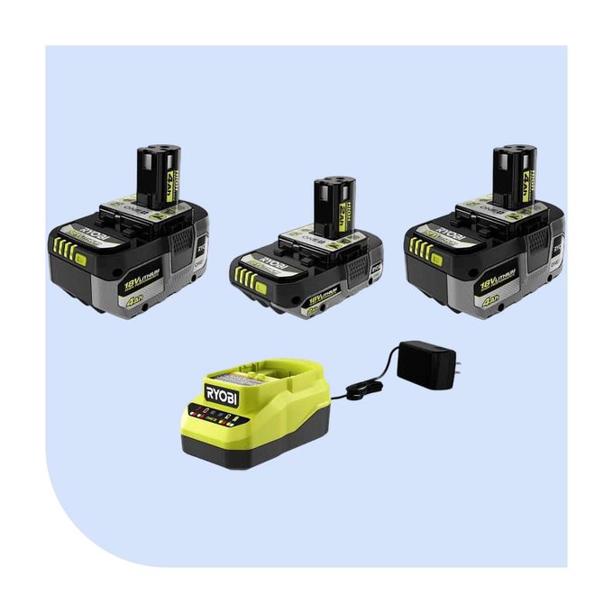 Ryobi One+ 18v Lithium Ion High Performance Starter Kit Via Homedepot.com