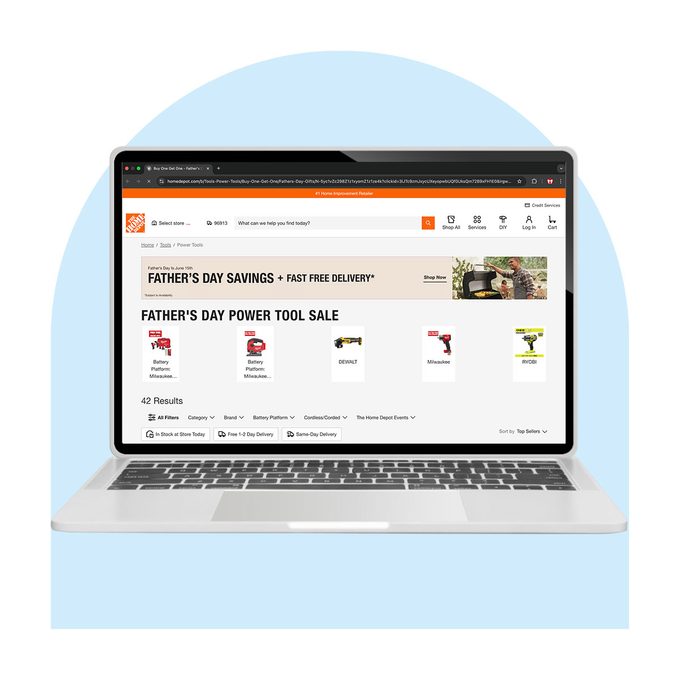 The Home Depot Father's Day Power Tool Sale Via Homedepot.com