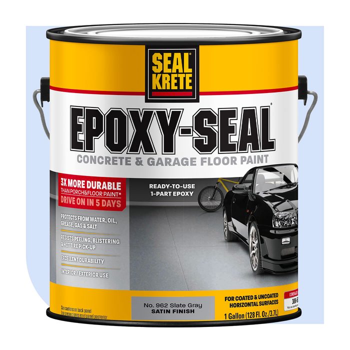 Epoxy Seal Concrete And Garage Floor Paint Via Lowes.com