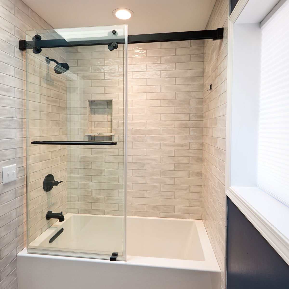 Farmhouse Style Bathtub Door