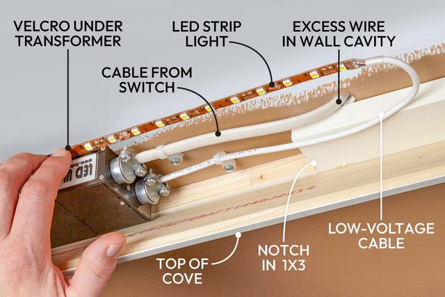 How To Install Elegant Cove Lighting From Crown Molding