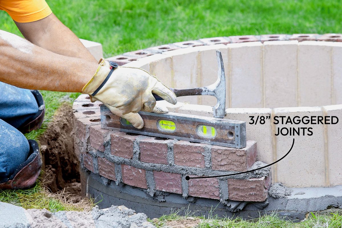 How To Build A Brick Fire Pit 